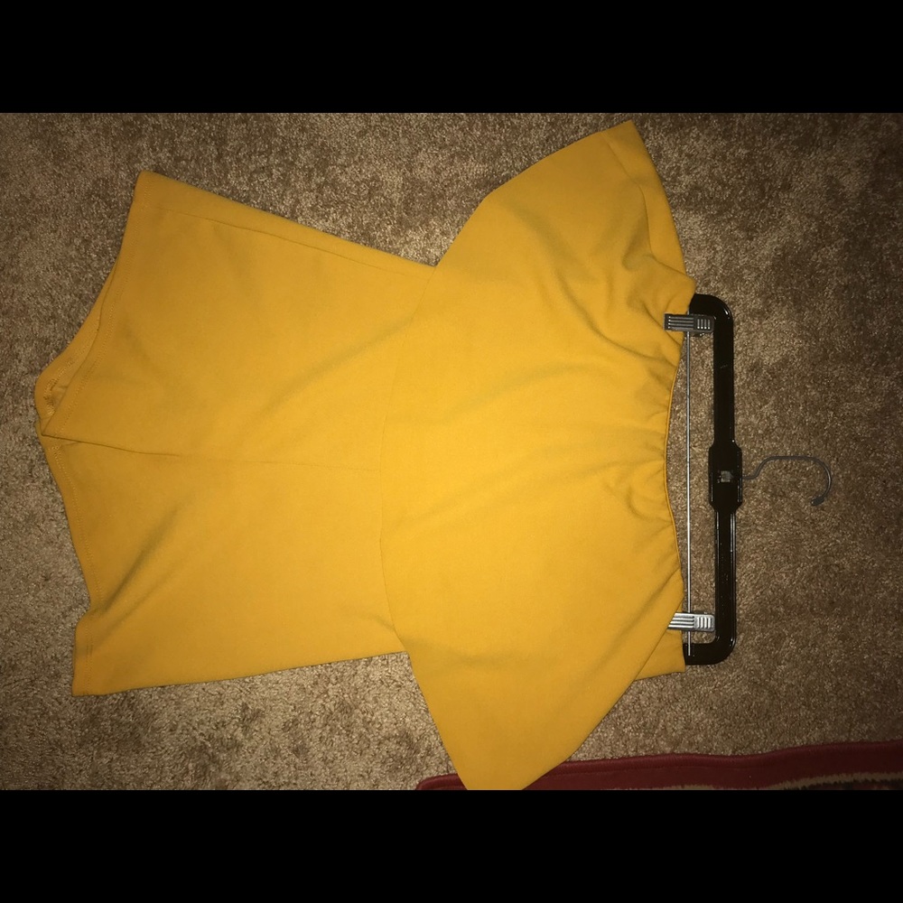 KNOWSTYLE Fitted Yellow ROMPER